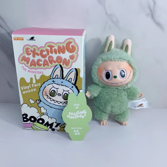 Labubu The Monsters Exciting Macaron GreenGrape - Picture 2 of 6